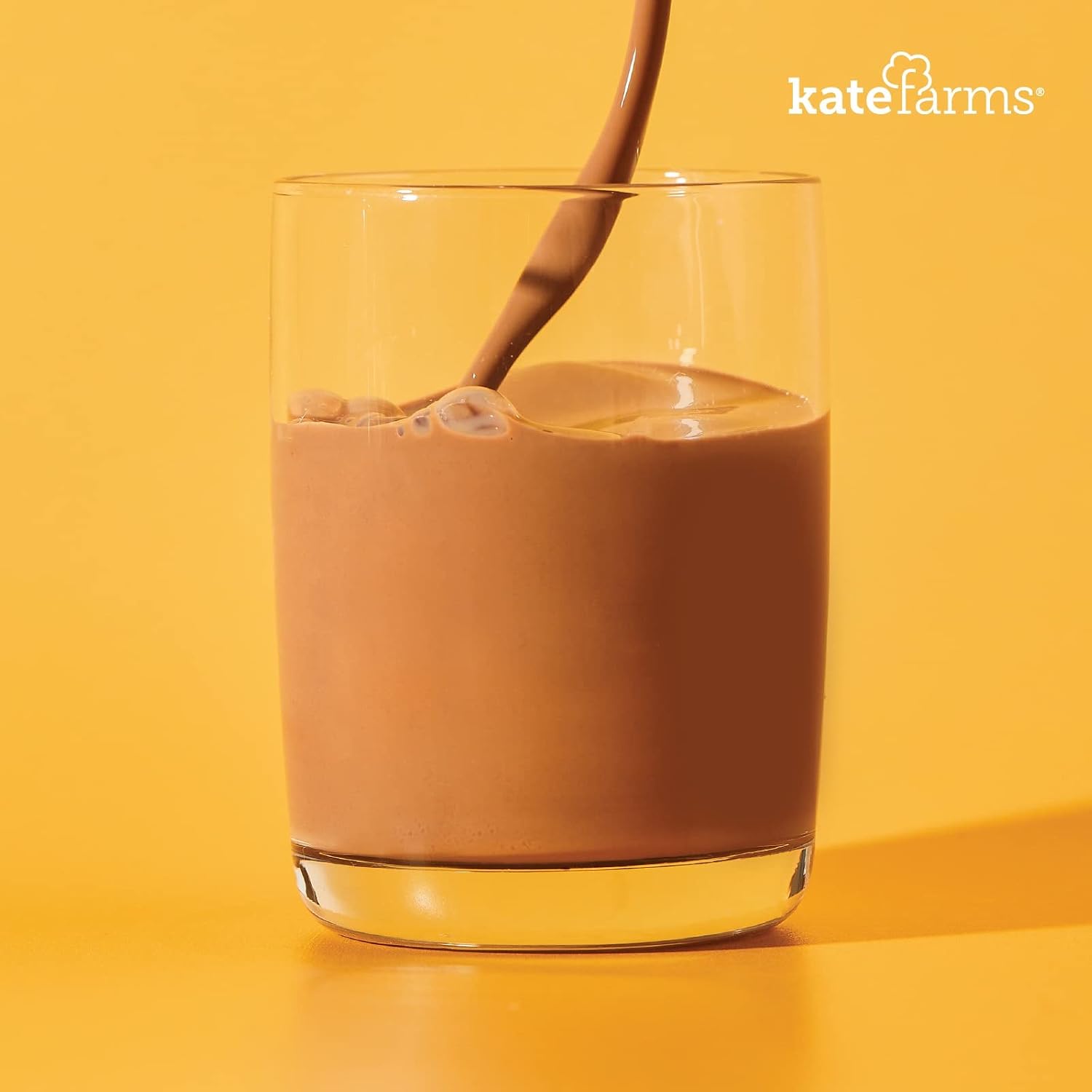 KATE FARMS Organic Nutrition Shake, Chocolate, 16g Protein, 6 Pack | Organic chocolate nutrition shake with 16g protein and 27 vitamins and minerals in every serving.