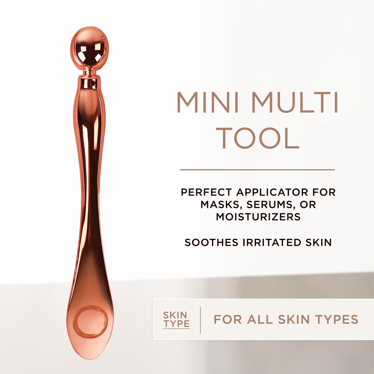 Osmosis 2-In-1 Mini Multi Tool To Help Reduce Puffiness and Dark Circles, Doubles as a Scoop, Mixer For Facial Products and Makeup