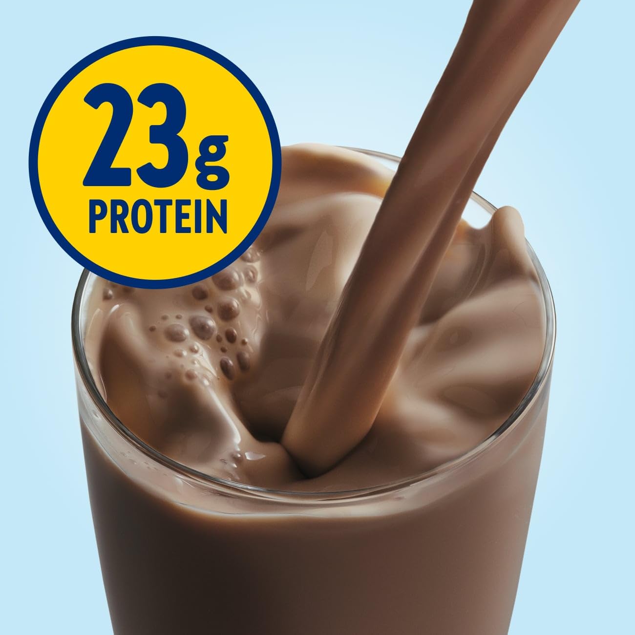 Glucerna Hunger Smart Meal Size Diabetes Care Shake, Classic Chocolate, Diabetic Meal Replacement to Support Blood Sugar Management, 23g Protein, 250 Calories, Ready to Drink, 16-fl-oz Bottle, 12 Pack