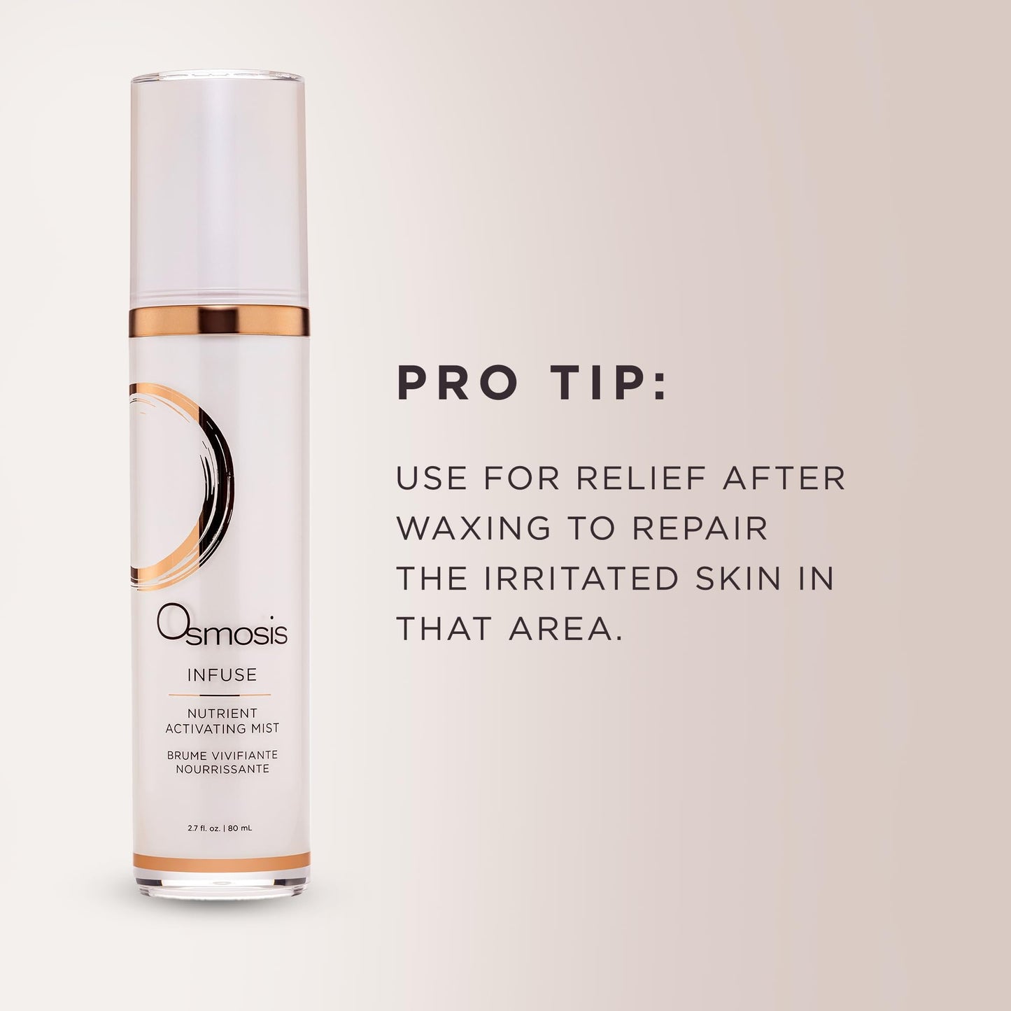 Osmosis Infuse Nutrient Hydrating Facial Mist, Plant-Based Minerals, Smooths, Enhances Product Penetration for All Skin Types, 2.7 Fl Oz