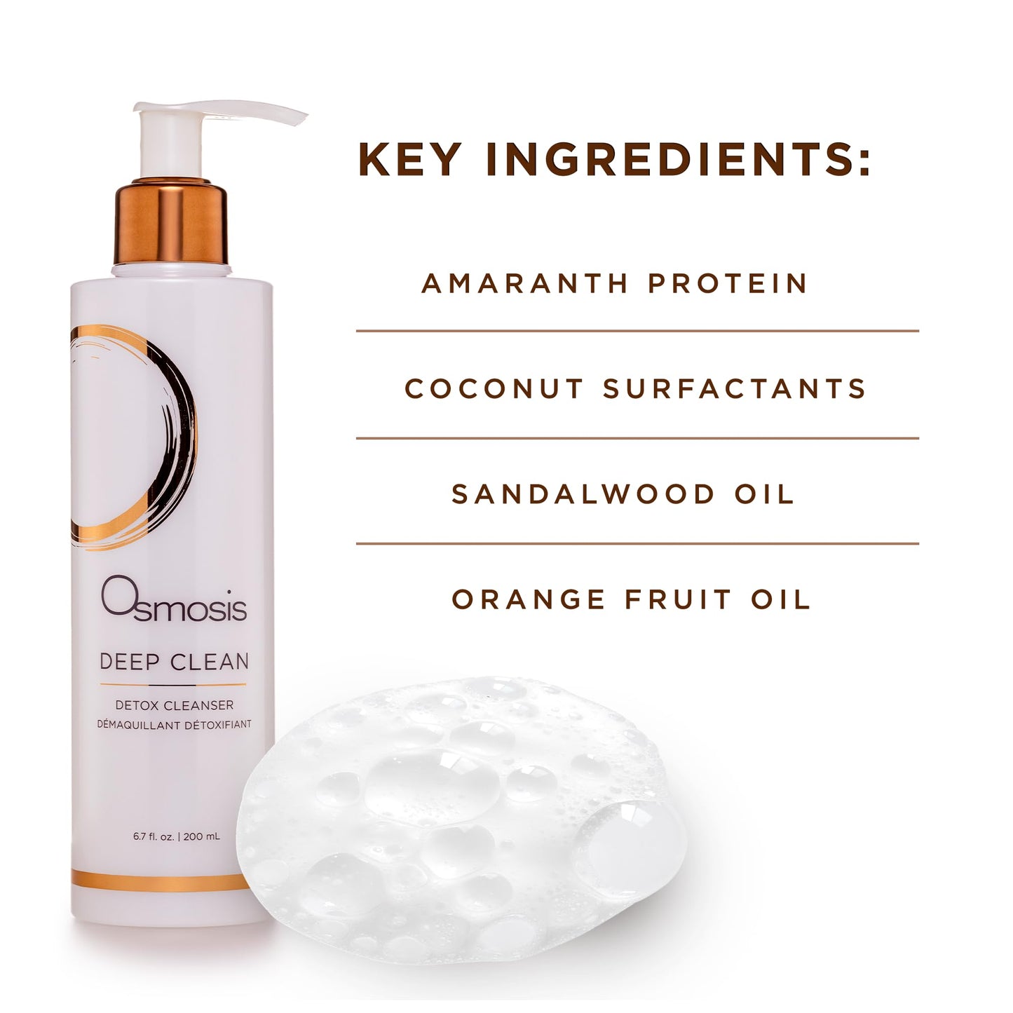 OSMOSIS Deep Clean Purifying Face Wash for All Skin Types 1.69 Fl Oz