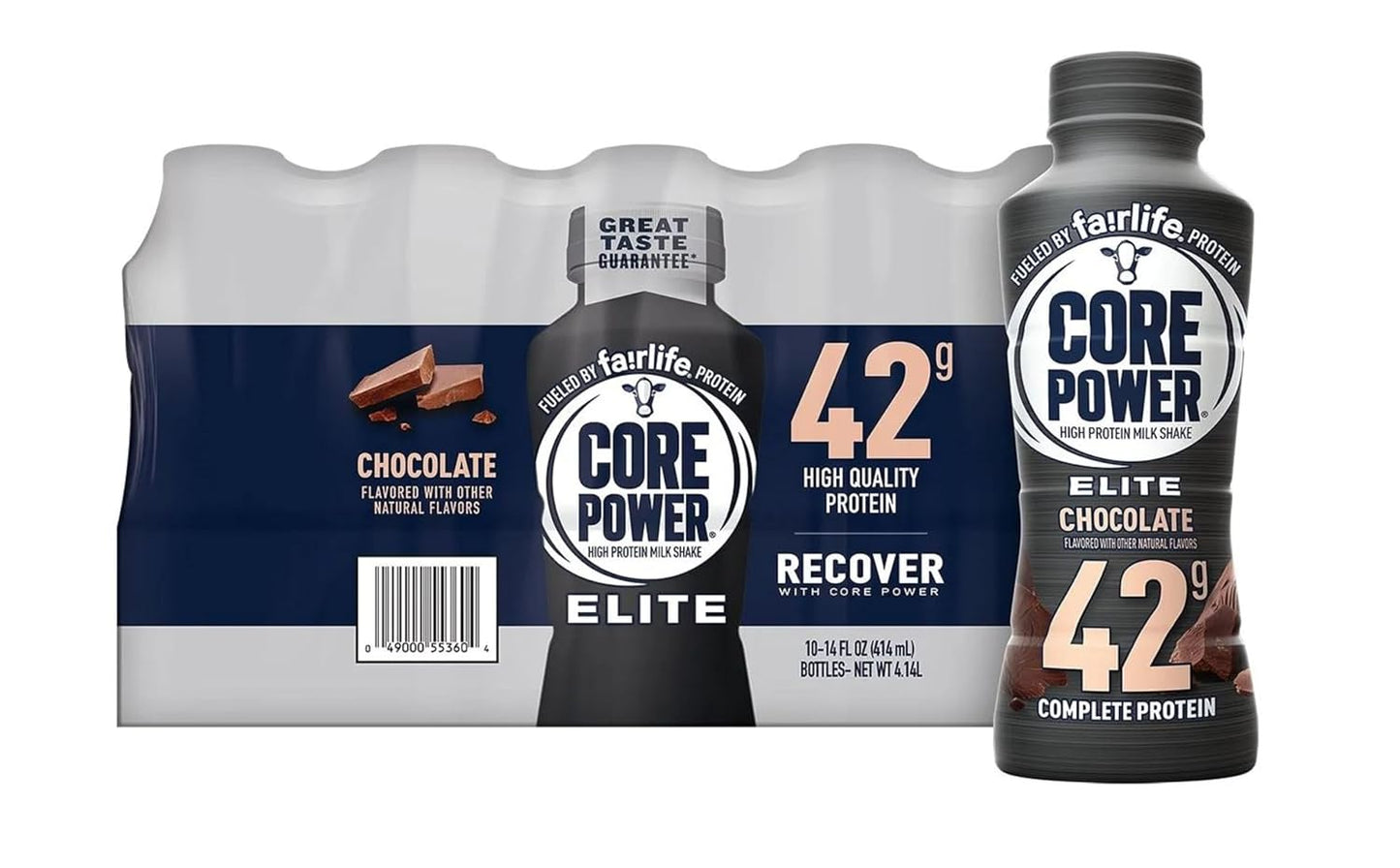 Core Power Elite Chocolate Protein Shake, 14 Fluid Ounce (Pack of 10)
