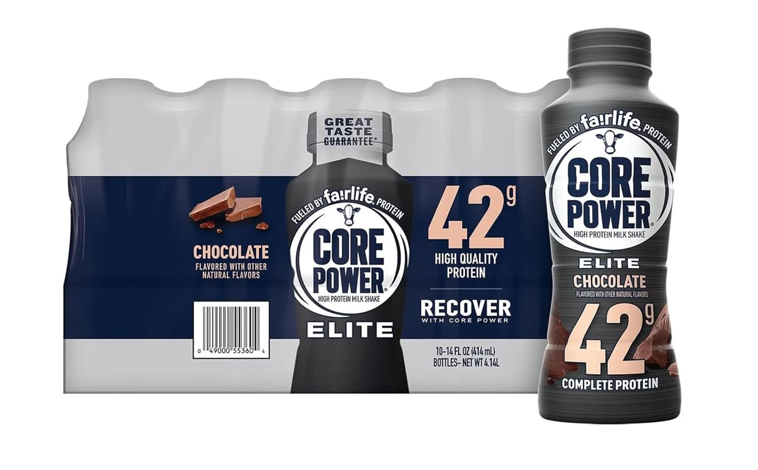 Core Power Elite Chocolate Protein Shake, 14 Fluid Ounce (Pack of 10)
