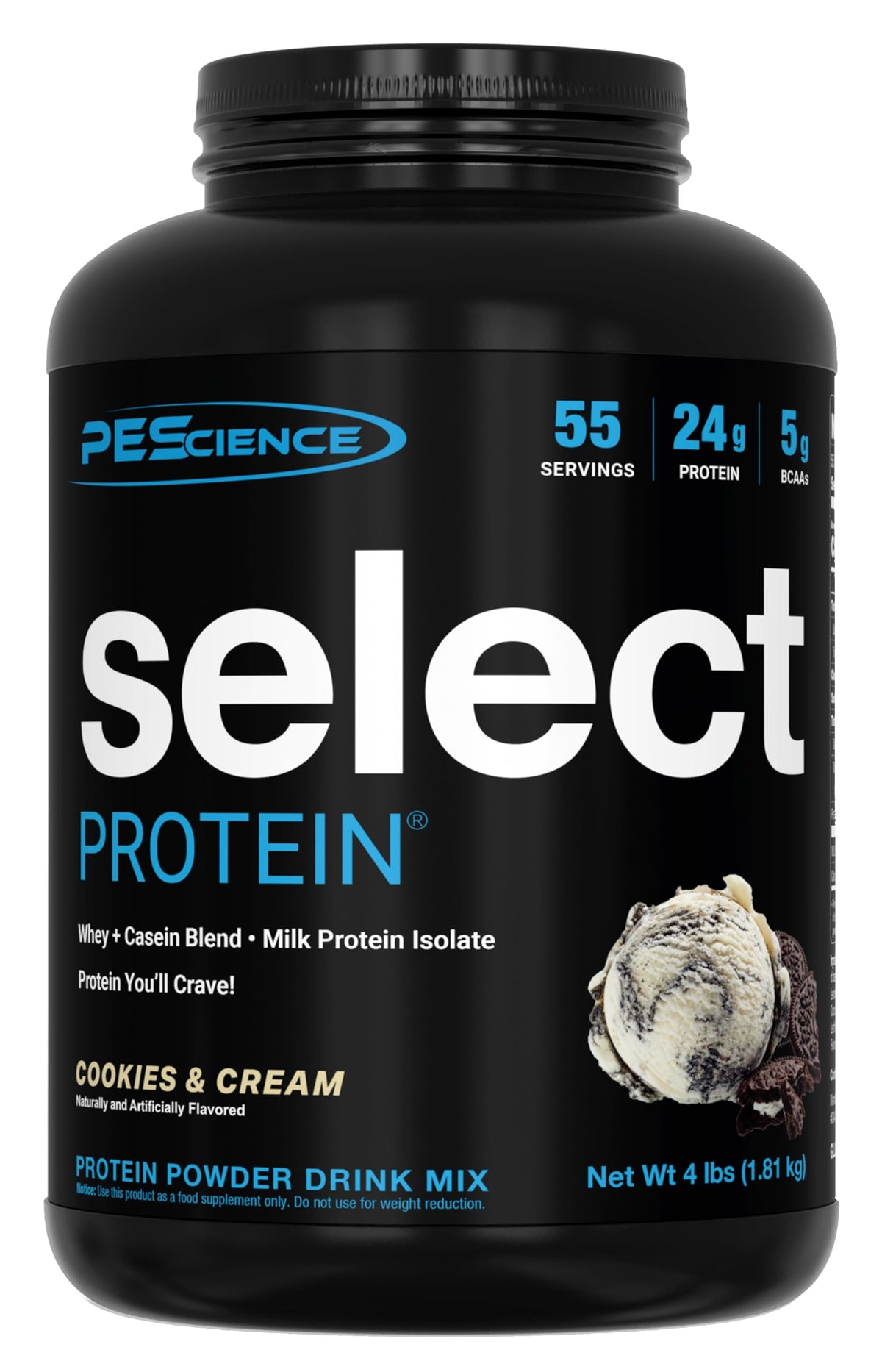 PEScience Select Protein Powder, Gourmet Vanilla, 55 Servings