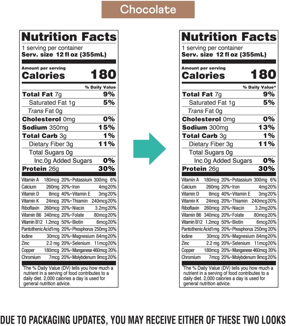 OWYN Only What You Need 26g High Protein Shake, Chocolate Flavored, 12 Ct | 26g Protein, Zero Sugar, 3g Fiber, Dairy Free, Plant Protein, Gluten Free, 12fl oz Bottles, 23 Vitamins and Minerals