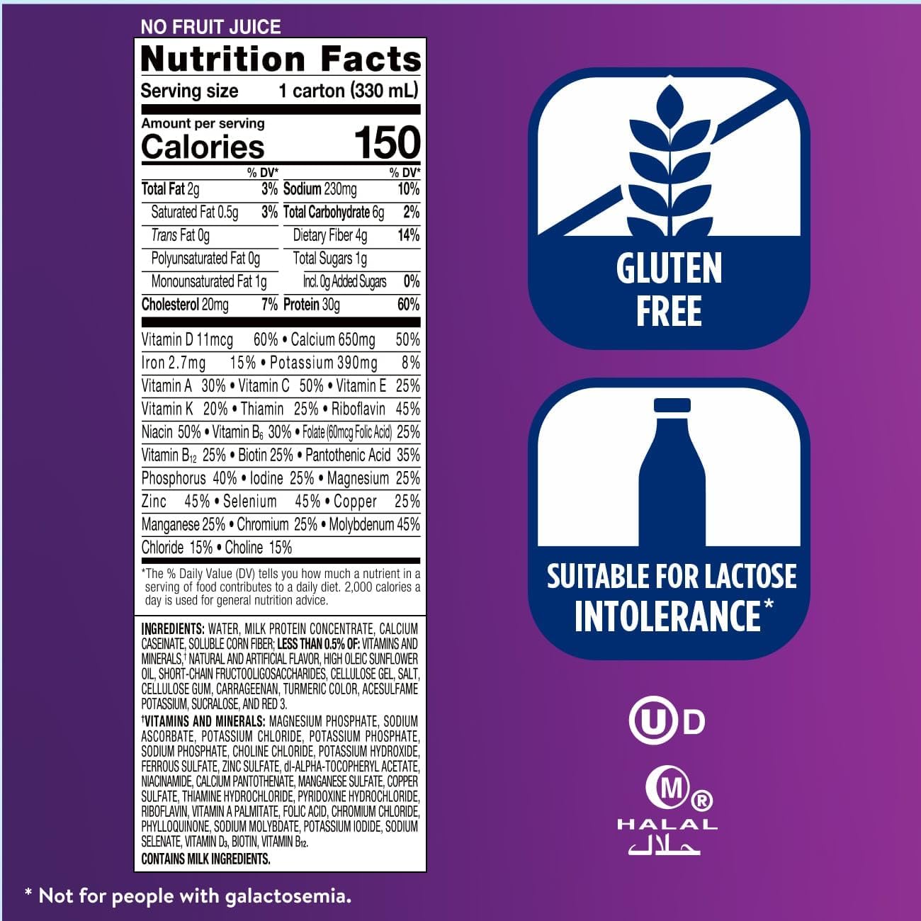 Ensure Max Protein Creamy Peach Shake, 30g High Protein, 12 Pack | 30g Protein to Support Muscle Health & Manage Hunger for Adults, Each Protein Shake has 1g Sugar, 150 Calories, 4g Fiber