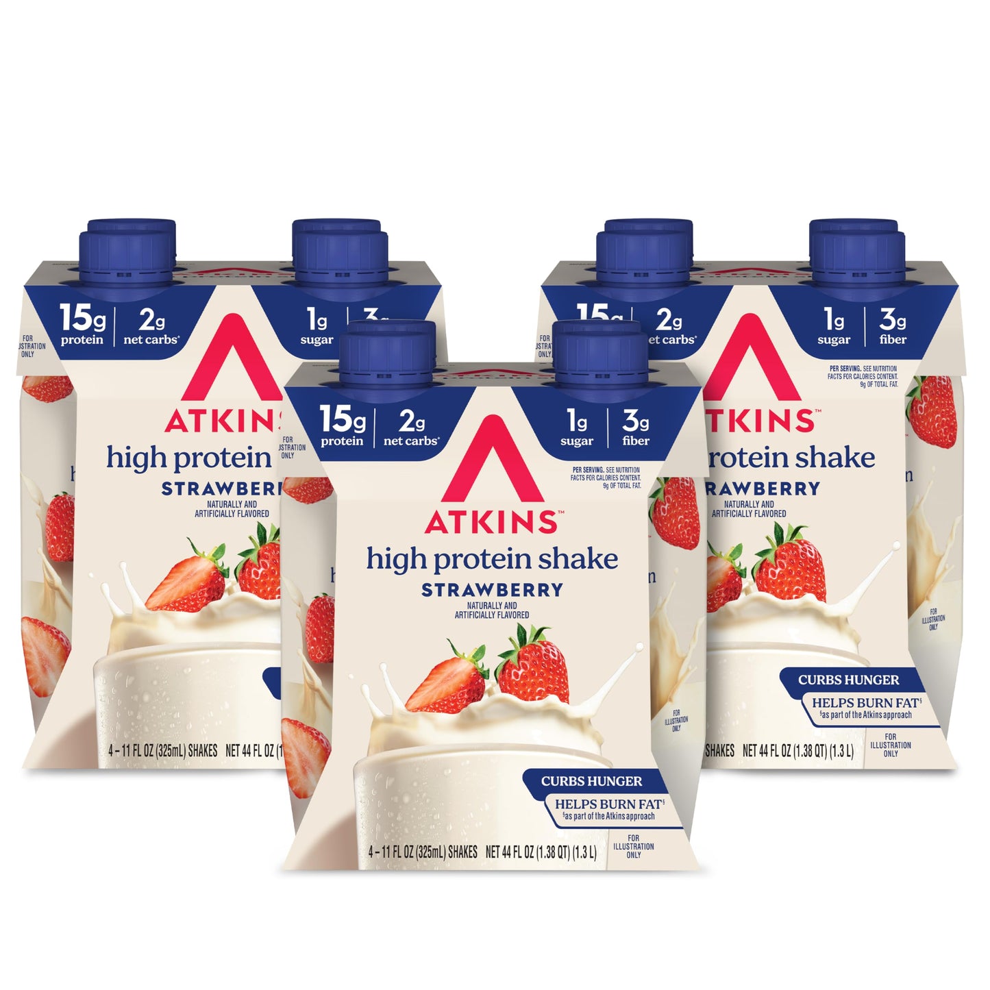 Atkins Dark Chocolate Royale High Protein Shake, 12 Count