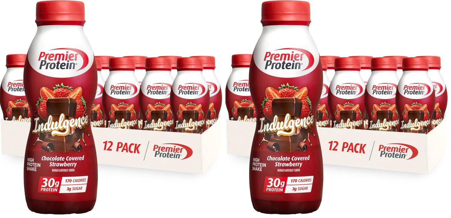 Premier Protein INDULGENCE 30g Shake, Salted Caramel Truffle, 12 Pack | Dessert-Inspired, 170 Calories, 3g Sugar, Supports Muscle Health, Gluten-Free, 11.5 oz (Packaging May Vary)